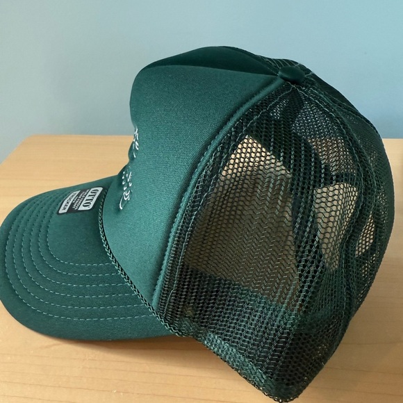 Lake Lady  Foam Trucker Snapback Hat DARK GREEN - Picture 3 of 7